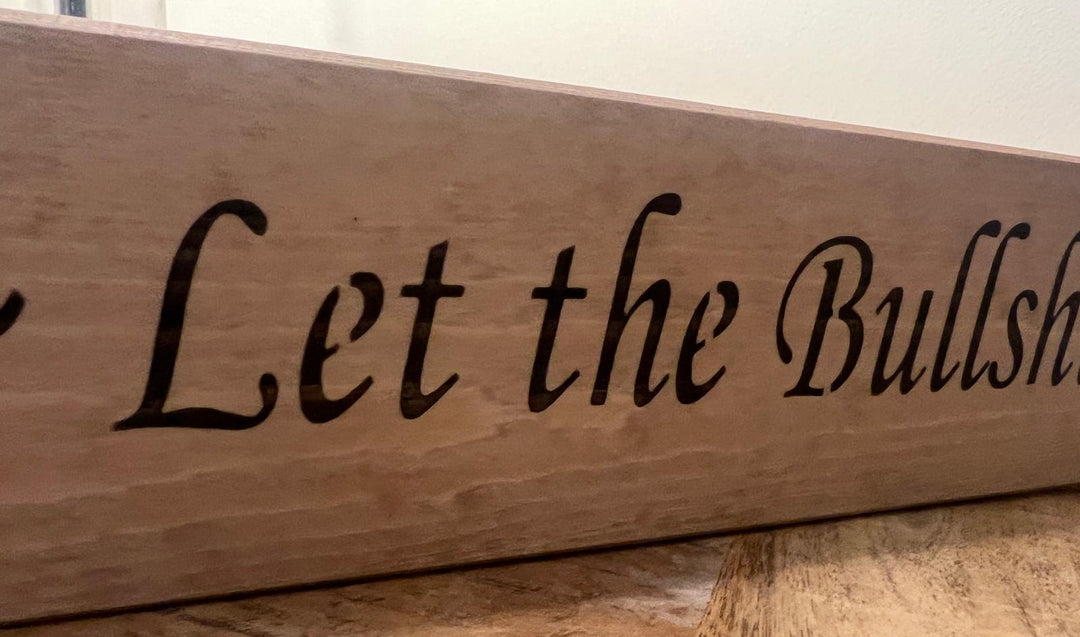 Quirky & Funny Wooden Signs Jute Rope Rustic Wall Decor in Natural Wood or White Finish