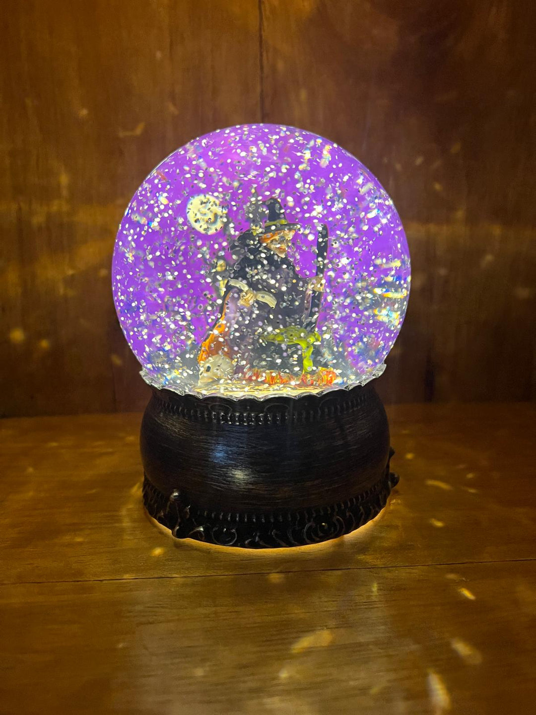 Spooky Halloween Witch & Skeleton Spinner Ornaments scary décor