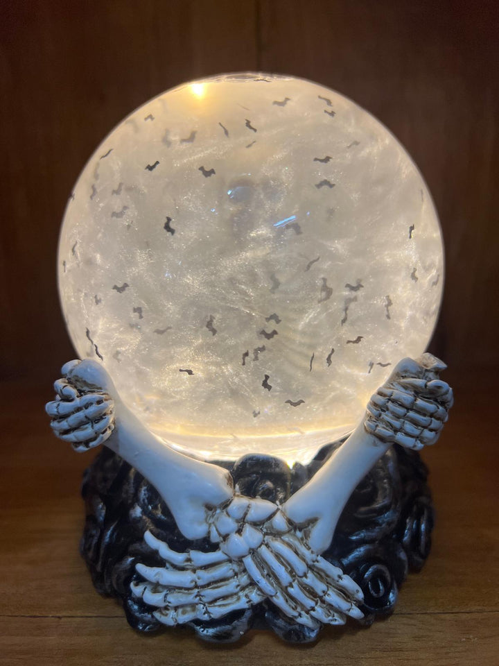 Spooky Halloween Witch & Skeleton Spinner Ornaments scary décor