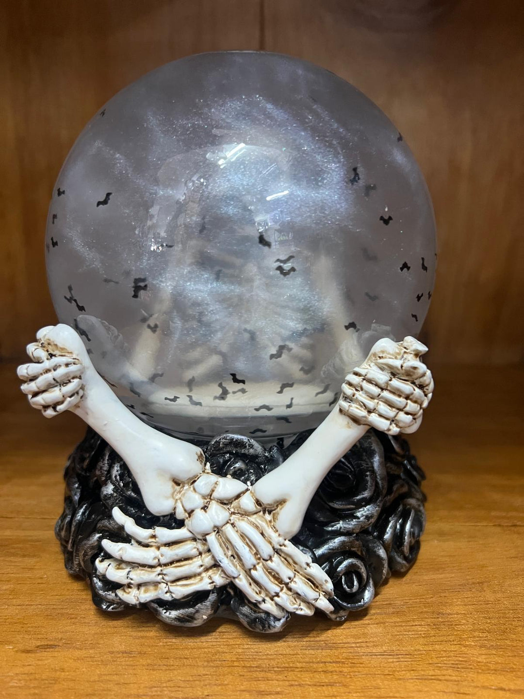 Spooky Halloween Witch & Skeleton Spinner Ornaments scary décor