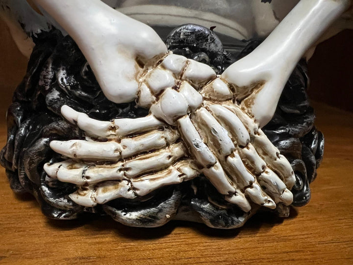 Spooky Halloween Witch & Skeleton Spinner Ornaments scary décor