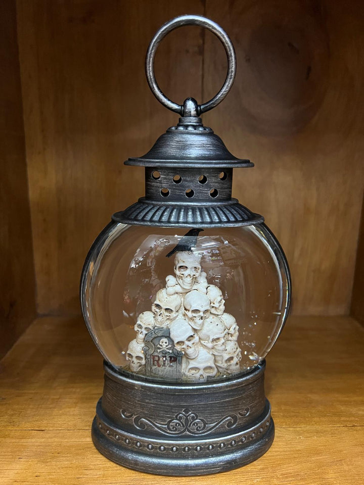 Spooky Halloween Witch & Skeleton Spinner Ornaments scary décor