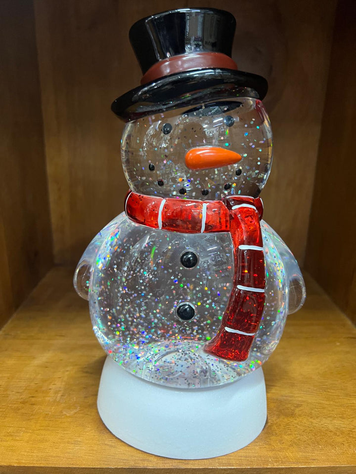 Snowman & Reindeer LED Spinner Lighted Festive Christmas Ornament Holiday decor