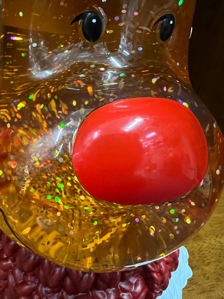 Snowman & Reindeer LED Spinner Lighted Festive Christmas Ornament Holiday decor