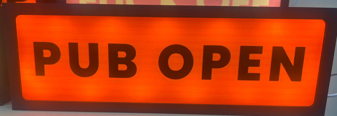 LED Box Sign Light Up –Quirky & Funny Messages USB & Battery operated