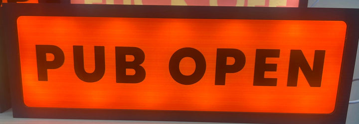 LED Box Sign Light Up –Quirky & Funny Messages USB & Battery operated