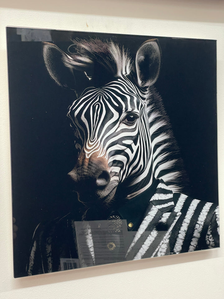 30CM Animals-Dogs, lion, Highland Cow & tiger Tempered Glass quirky Pictures