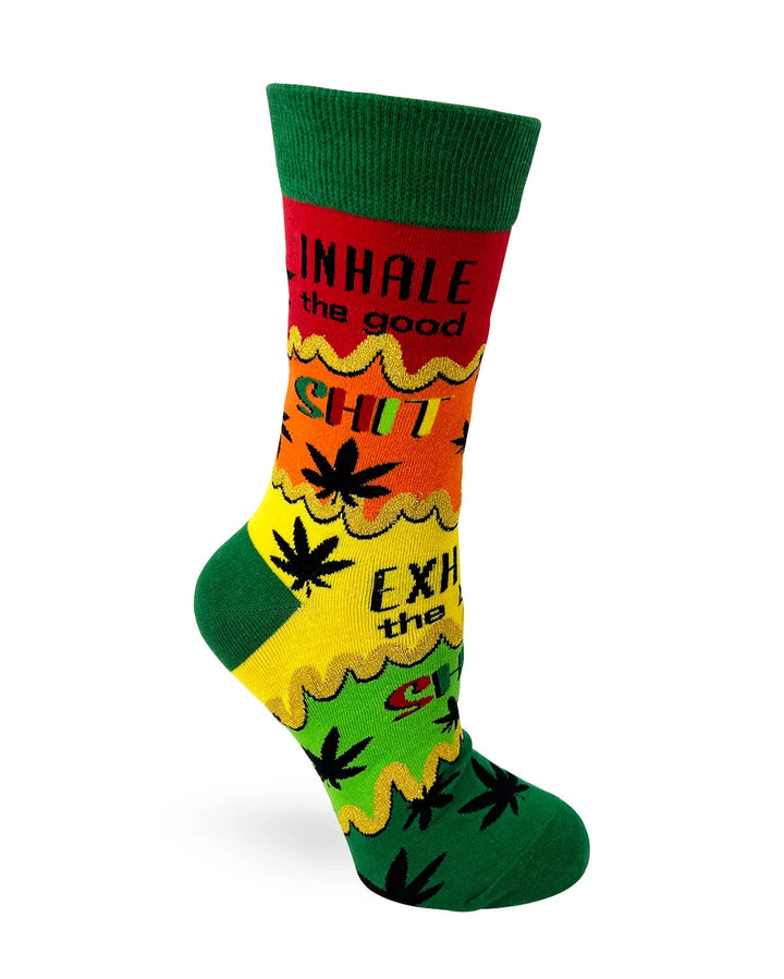 Multicolour funny cheeky novelty crew socks for women size 5-10