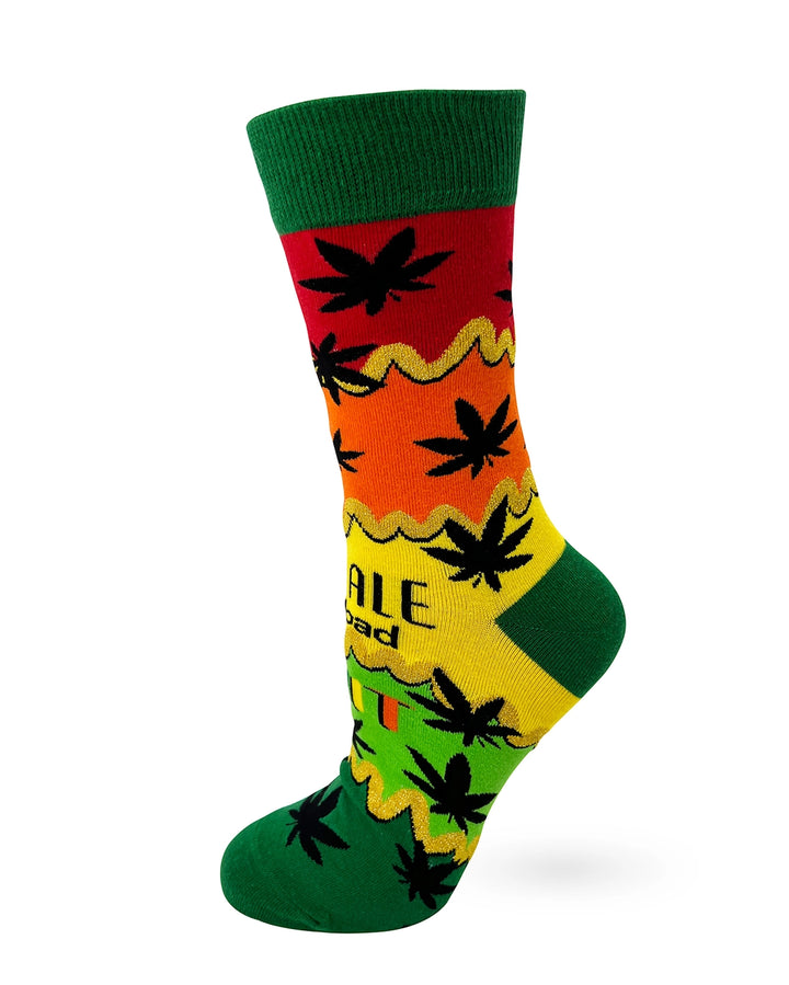 Multicolour funny cheeky novelty crew socks for women size 5-10