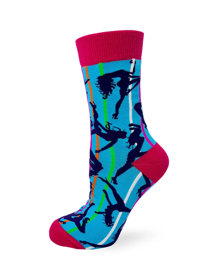 Working harder than an ugly stripper-funny novelty crew socks for women size 5-10