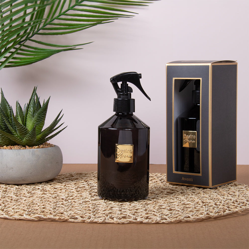Inspired by-Luxury Room Spray 300ML Desire Aroma elegant round bottle
