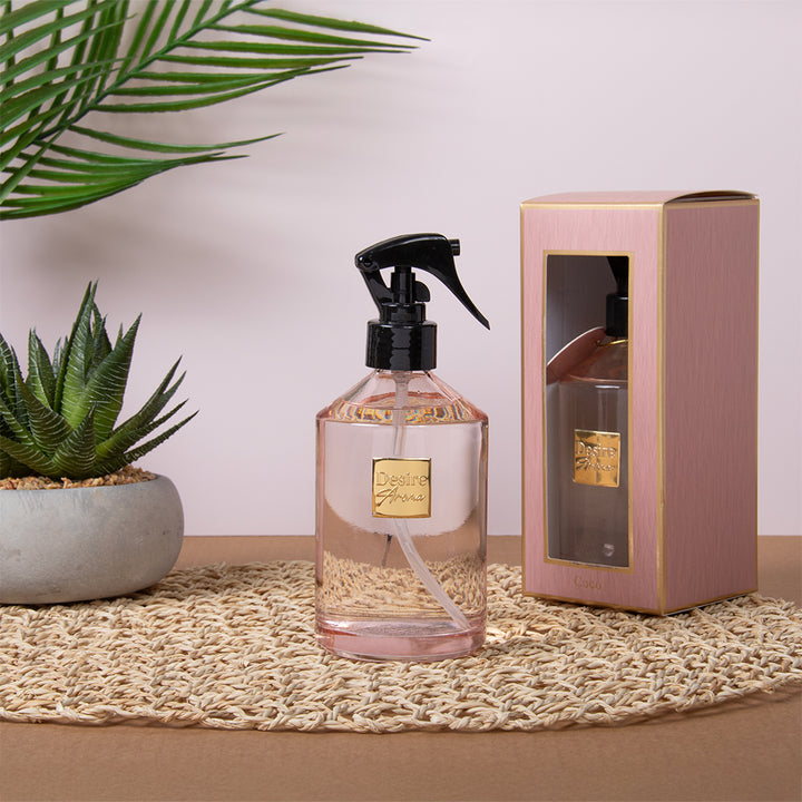 Inspired by-Luxury Room Spray 300ML Desire Aroma elegant round bottle