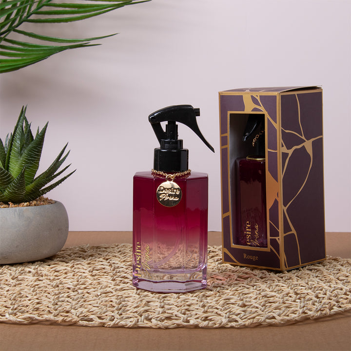 Desire Aroma Luxury Room Spray 200ml – Gold Charm Two-Tone Bottle