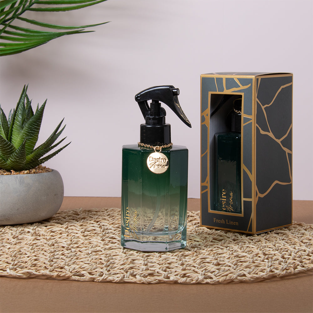 Desire Aroma Luxury Room Spray 200ml – Gold Charm Two-Tone Bottle