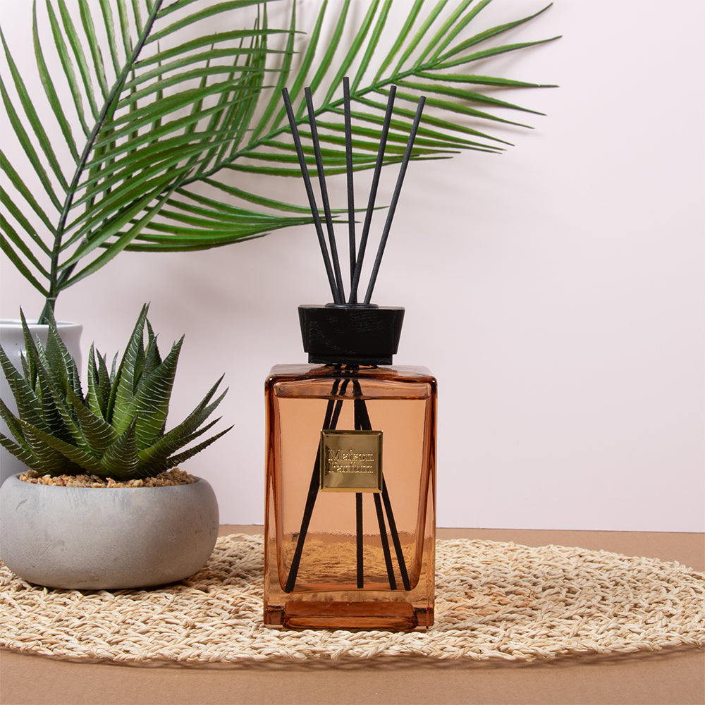 Ombré Nomad Rees Reed Diffuser – Gorgeous Brown Square Bottle – 500ml & 1000ml