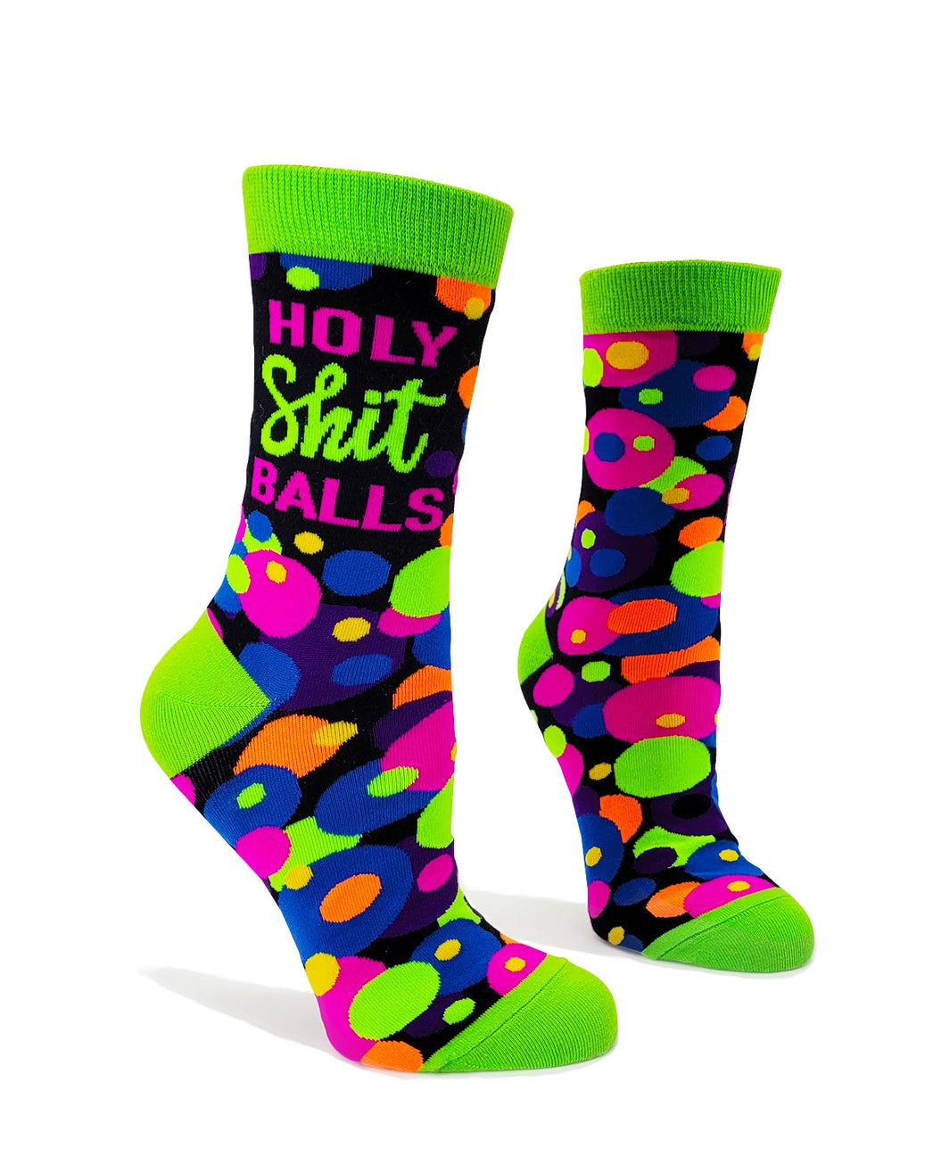 Multicolour funny cheeky novelty crew socks for women size 5-10