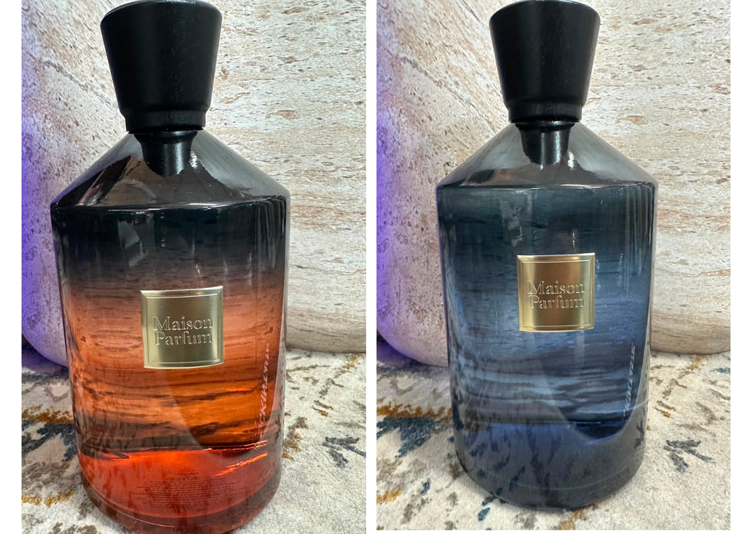 Dubai Inspired Reed Diffuser Set | Atlantis Saffron & Cedar & Burj Tonka Oud Luxury Home Fragrance