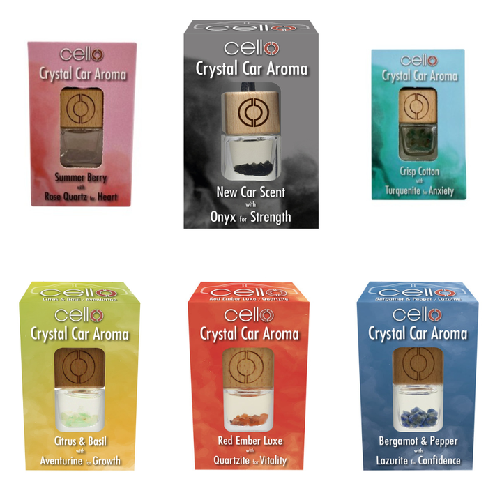 Car Air Freshener – 6 Scent Options | Long-Lasting Car Fragrance & Vehicle Interior Freshener