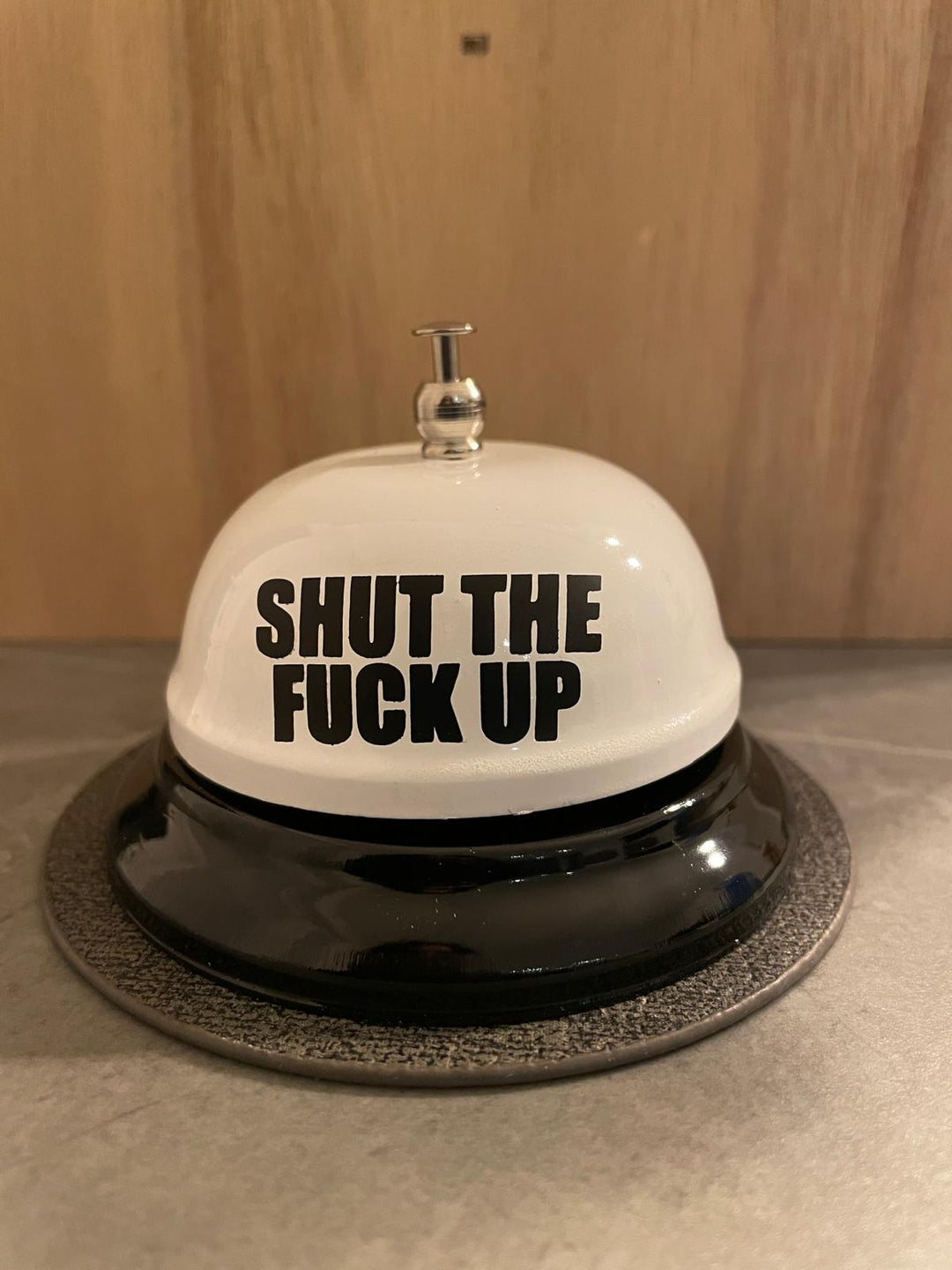 Novelty Service Desk Bell Funny Saying Office Humor, Gag Gift
