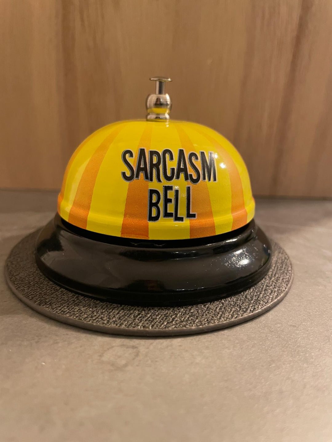 Novelty Service Desk Bell Funny Saying Office Humor, Gag Gift