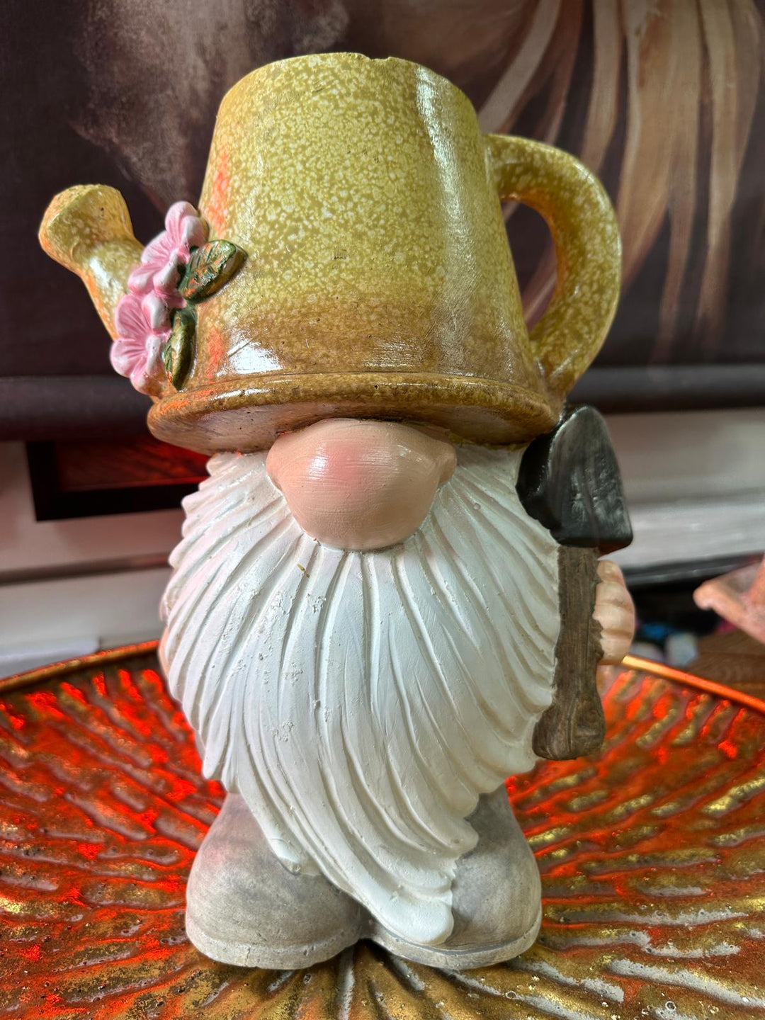 Garden Gnome Planter with Jug Pot – Indoor Outdoor Decorative Plant Holder, Cute Succulent Planter