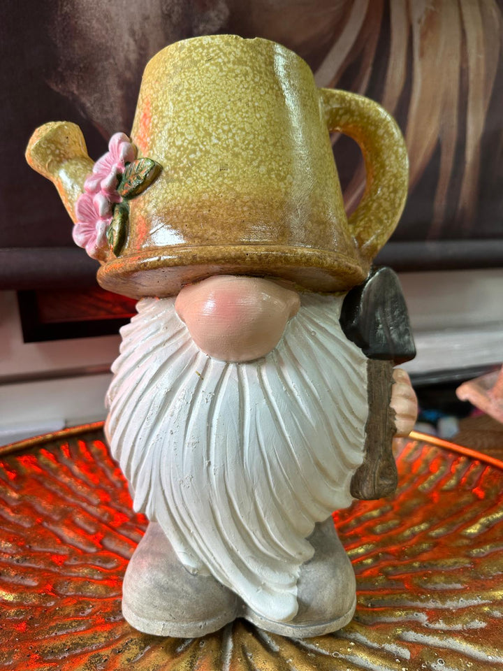 Garden Gnome Planter with Jug Pot – Indoor Outdoor Decorative Plant Holder, Cute Succulent Planter