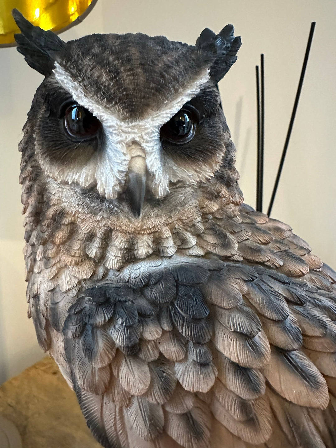 Handcrafted Eagle & Owl Figurine Ornament – Rustic Wildlife Home Decor Statue