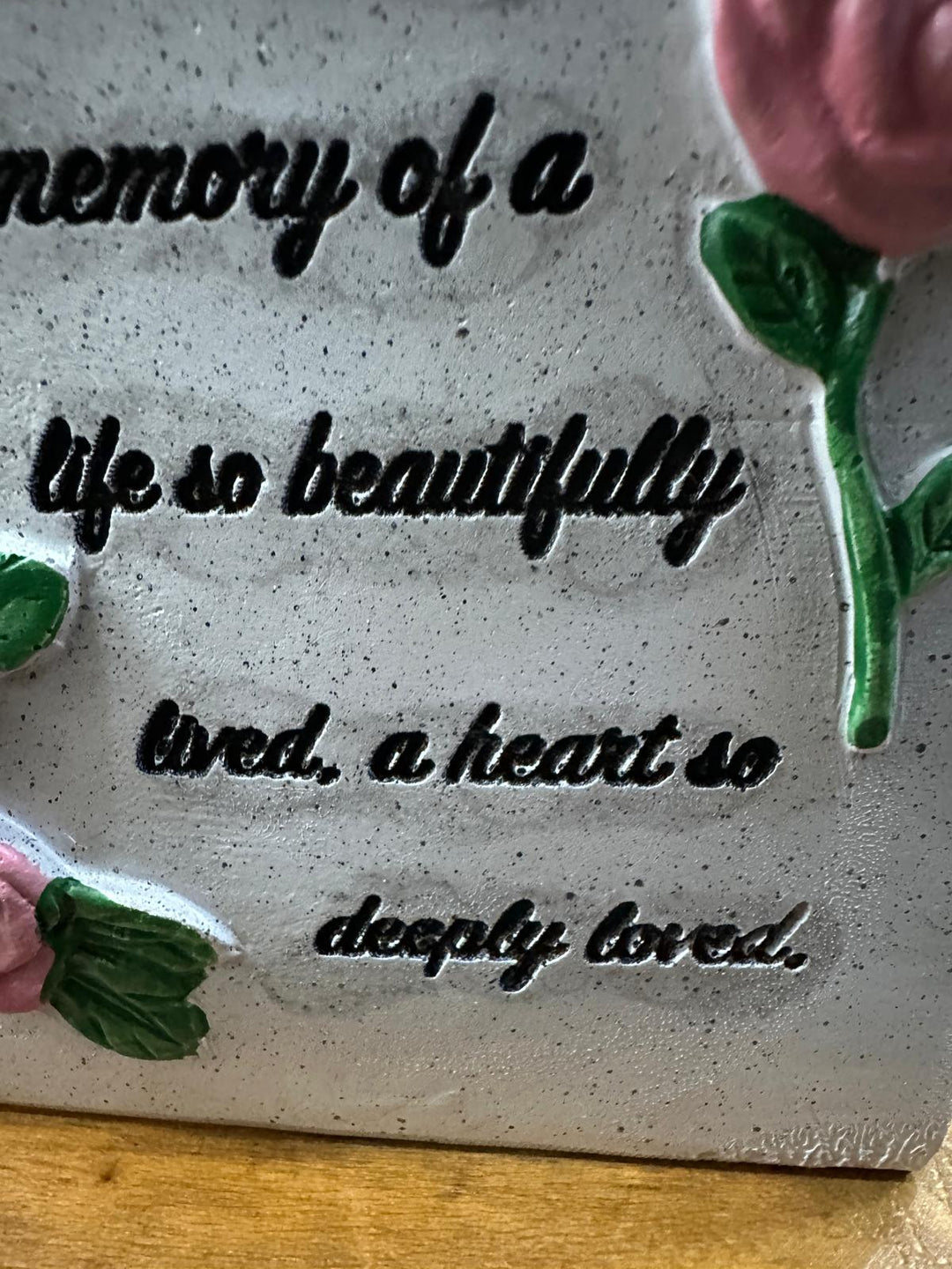Graveside Memorial Flower Vase Pot – Memory Tribute Ornament for Headstone Remembrance
