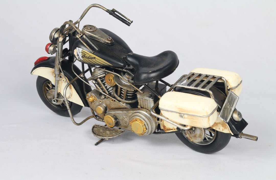 Classic & Vintage Motorcycle Models – Polished Metal & Retro Sculptures