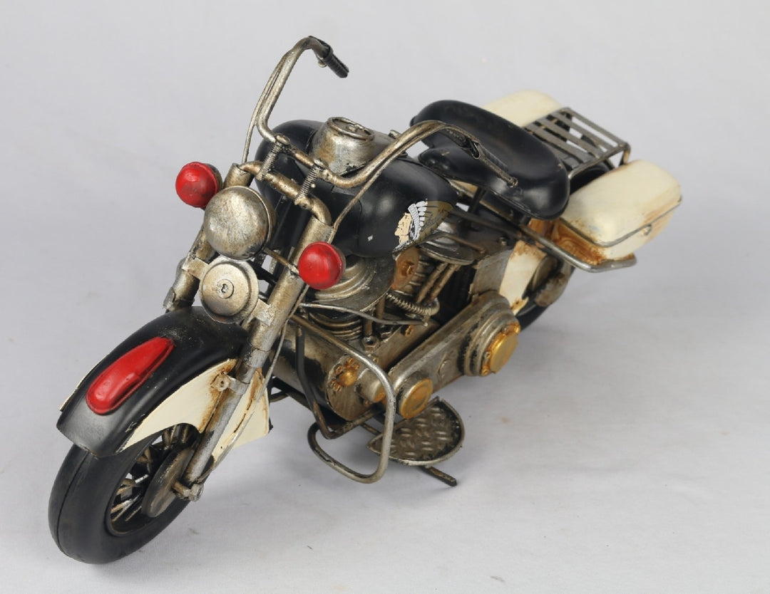 Classic & Vintage Motorcycle Models – Polished Metal & Retro Sculptures