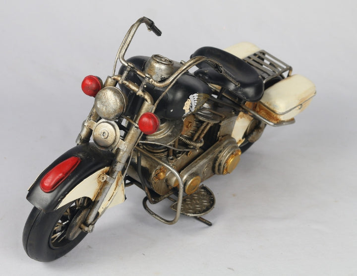 Classic & Vintage Motorcycle Models – Polished Metal & Retro Sculptures