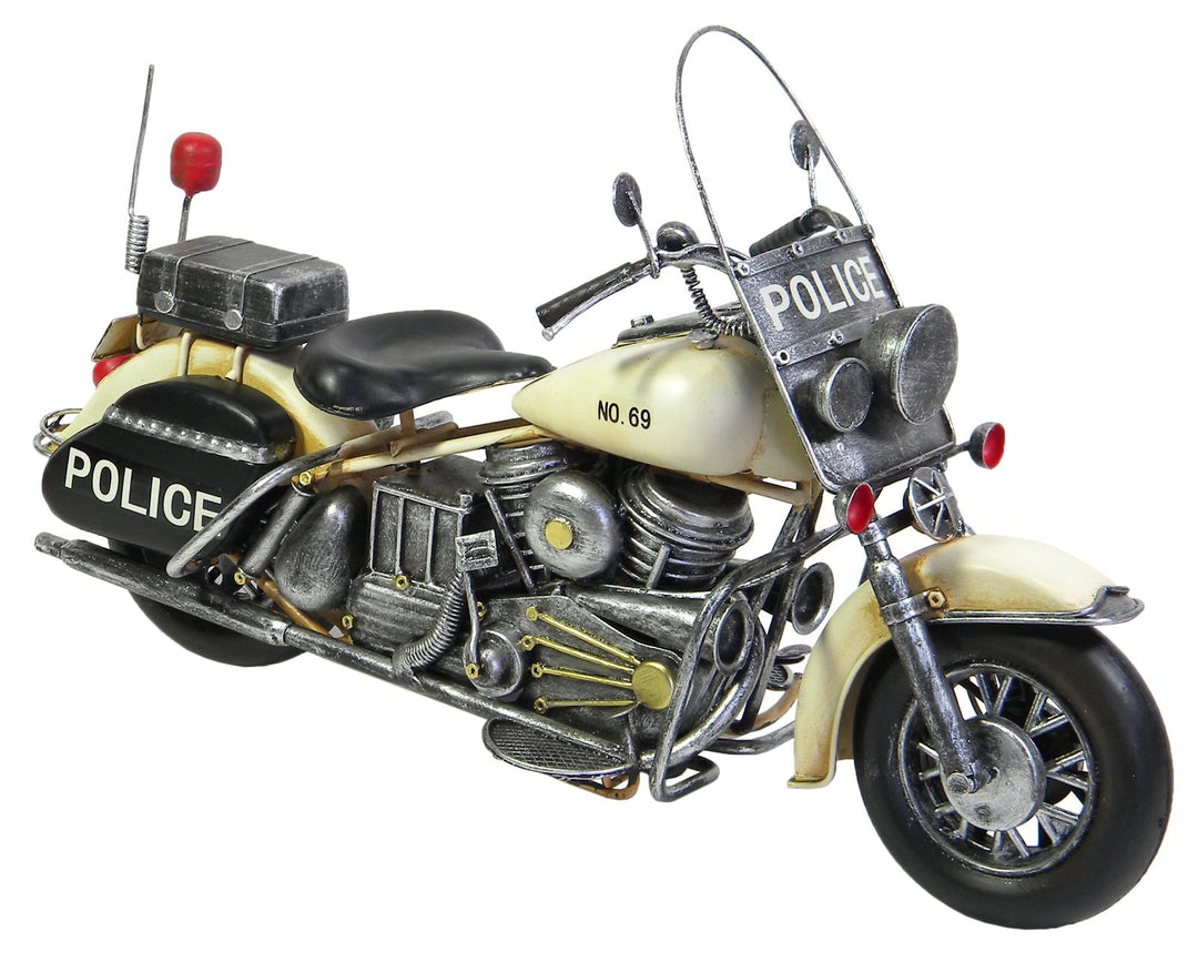 Classic & Vintage Motorcycle Models – Polished Metal & Retro Sculptures