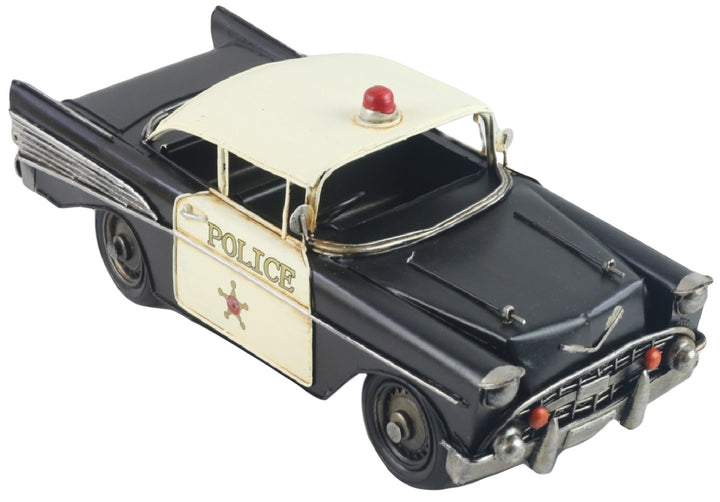 50’s American Police Car Model 32 cm – Retro Vintage Vehicle Sculpture