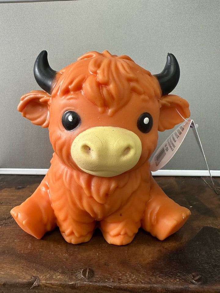 Hamish McSquish Highland Cow Squishy Stress Relief Fidget Toy | Soft Sensory Squeeze Toy for Kids & Adults