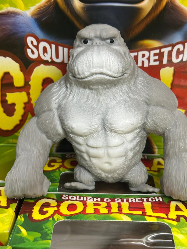 Squishy Stretchy Gorilla Toy (3 Colours) | Stress Relief Squeeze & Stretch Sensory Fidget Toy for Kids & Adults