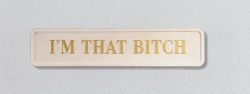 White & Black Wooden Plaques with Gold Foil 3D Letters | Freestanding & Wall Mounted Decorative Signs