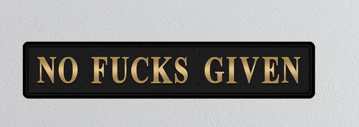 White & Black Wooden Plaques with Gold Foil 3D Letters | Freestanding & Wall Mounted Decorative Signs