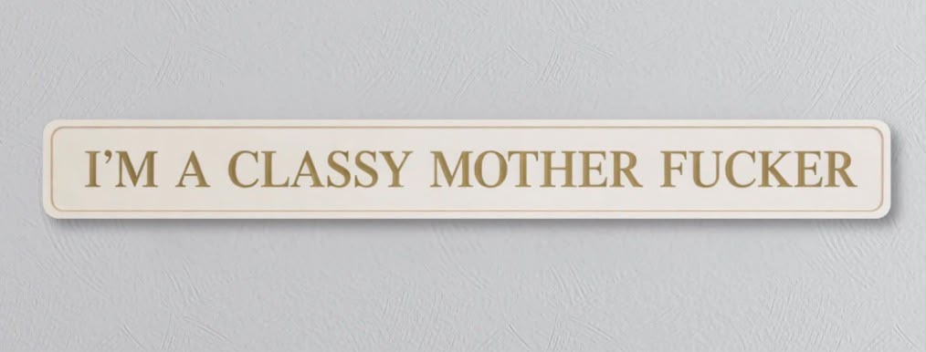 Wooden Plaques with Gold Foil 3D Letters | Freestanding & Wall Mounted Decorative Signs