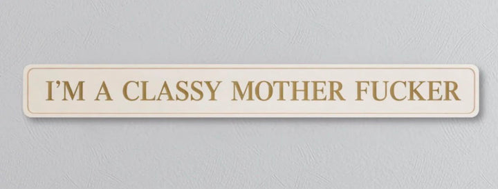 Wooden Plaques with Gold Foil 3D Letters | Freestanding & Wall Mounted Decorative Signs