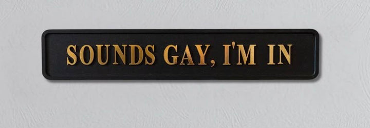 Wooden Plaques with Gold Foil 3D Letters | Freestanding & Wall Mounted Decorative Signs