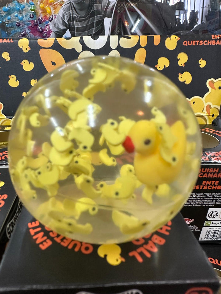 Duck Squish Quackingly Squishy Ball with Duck Inside Stress Relief Toy