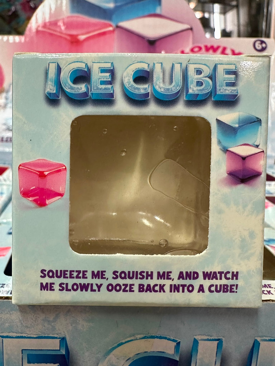 Ice Cube Slow Rising Squishy Fidget Toy Stress Relief Squeeze Toy