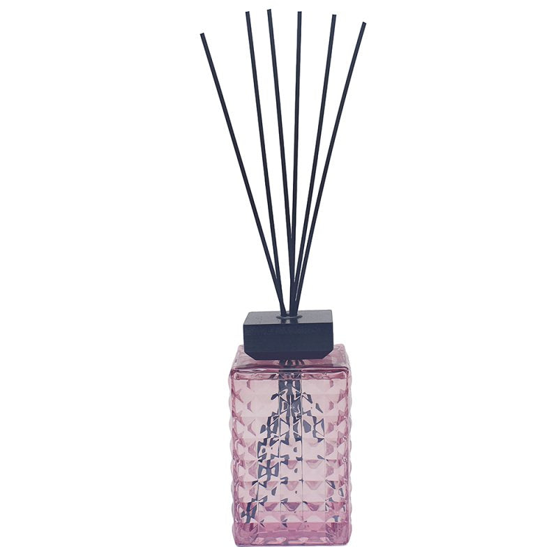 2L Luxury Diamond Cut Glass Reed Diffuser | Cashmere & Silk, Pomegranate Noir & Oud & Bergamot