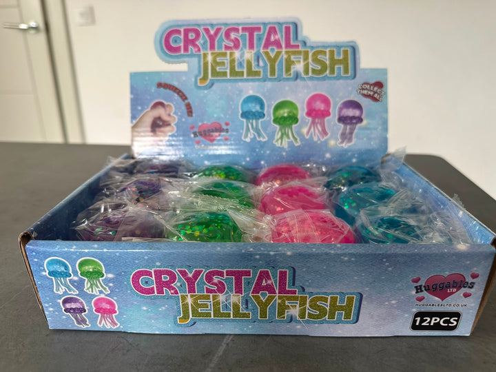 Jellyfish Squishy Fidget Toy | Collectable Sensory Stress Relief Toy – 4 Random Colours