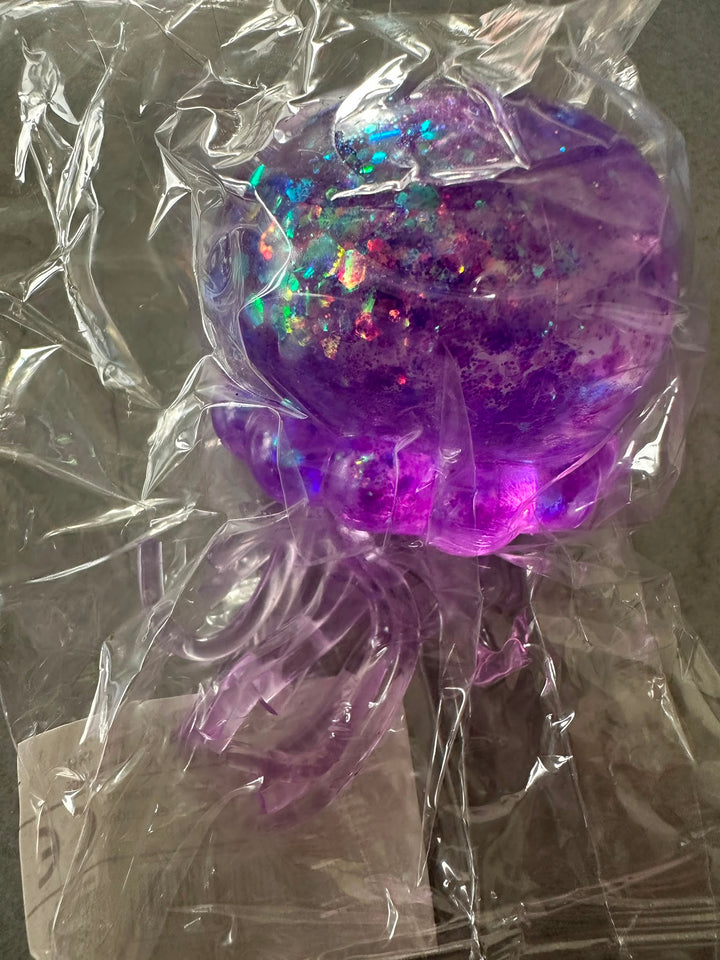 Jellyfish Squishy Fidget Toy | Collectable Sensory Stress Relief Toy – 4 Random Colours