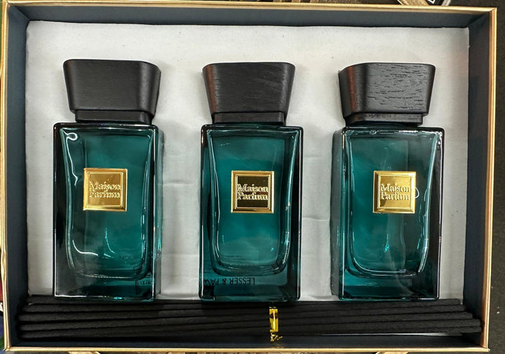 Stunning Reed Diffuser Gift Set – 6 Luxury Inspired by Scents – Ombre Nomad, Oud Wood, Neroli, Coco, Rouge & Aventi