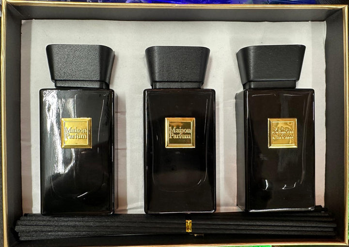 Stunning Reed Diffuser Gift Set – 6 Luxury Inspired by Scents – Ombre Nomad, Oud Wood, Neroli, Coco, Rouge & Aventi