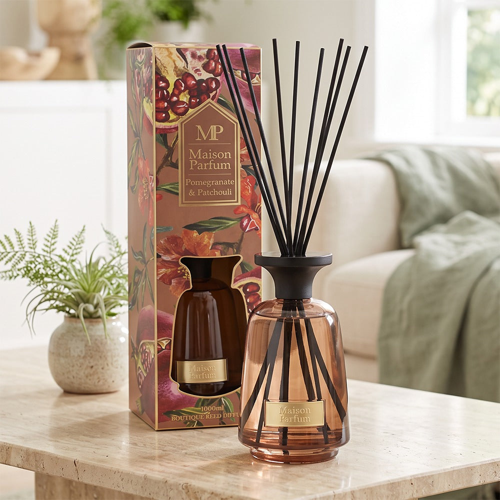 Luxury 1000ml Reed Diffuser – Elegant Home Fragrance for Stylish Interiors