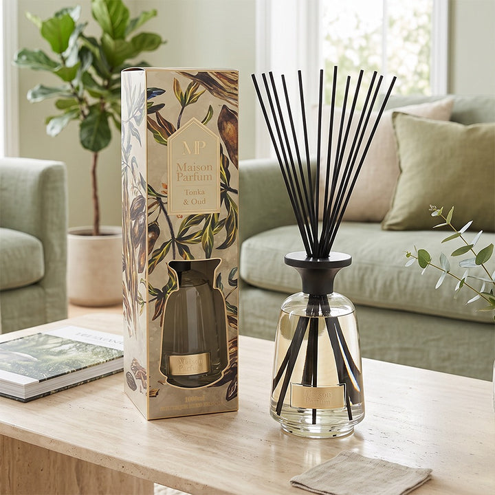 Luxury 1000ml Reed Diffuser – Elegant Home Fragrance for Stylish Interiors