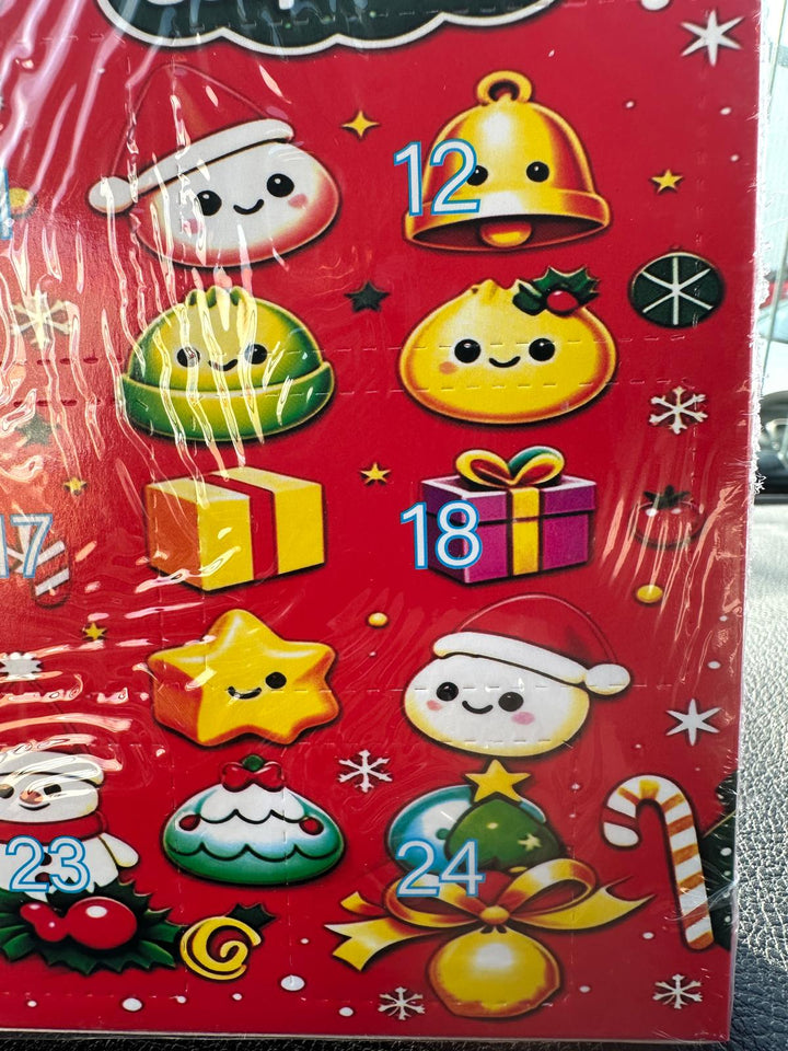 Christmas Advent Calendar 2026 – 24 Squishy Toys Surprise Countdown Gift
